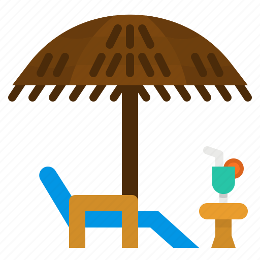 Beachfood, chair, holidays, table, umbrella icon - Download on Iconfinder
