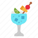 alcohol, beverage, blue, cocktail, hawaii 