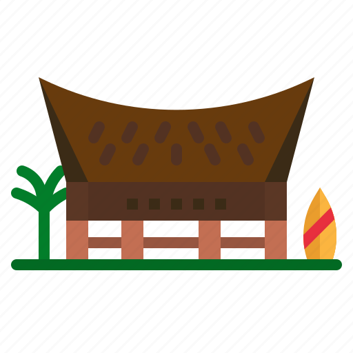 Architecture, cottage, hawaii, house, pavilion icon - Download on Iconfinder