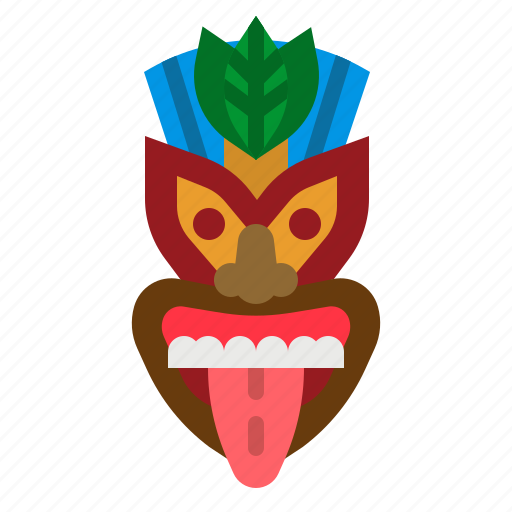 Cultures, hawaii, mask, tiki, tropical icon - Download on Iconfinder