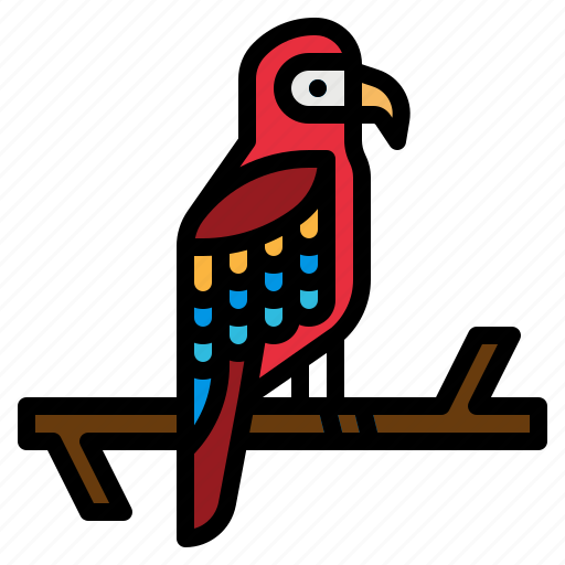 Feather, jungle, macaws, parrot, wildlife icon - Download on Iconfinder