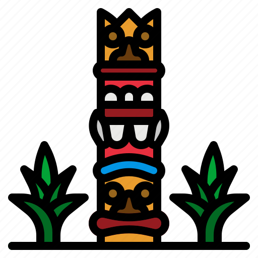 Cultures, pole, ritual, tiki, totem icon - Download on Iconfinder