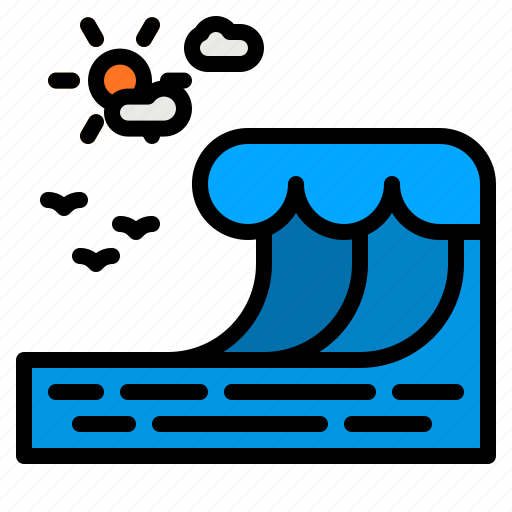 Nature, ocean, sea, water, wave icon - Download on Iconfinder