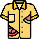 shirt, hawaiian, cloth, apparel, summer