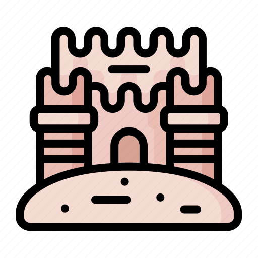 Beach, castle, childhood, play, sand icon - Download on Iconfinder