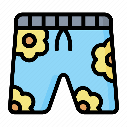 Beach, hawaii, pant, shorts, summer icon - Download on Iconfinder