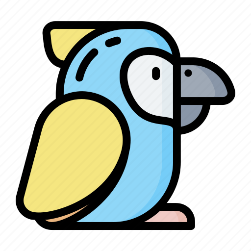 Beautiful, bird, feather, jungle, macaw icon - Download on Iconfinder