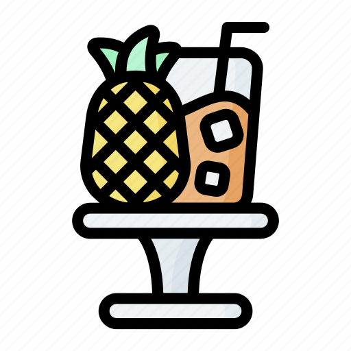 Drink, fruit, lemon, pineapple, smoothie icon - Download on Iconfinder