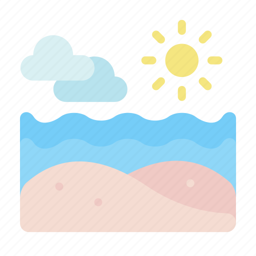 Beach, holiday, sun, umbrella, vacation icon - Download on Iconfinder