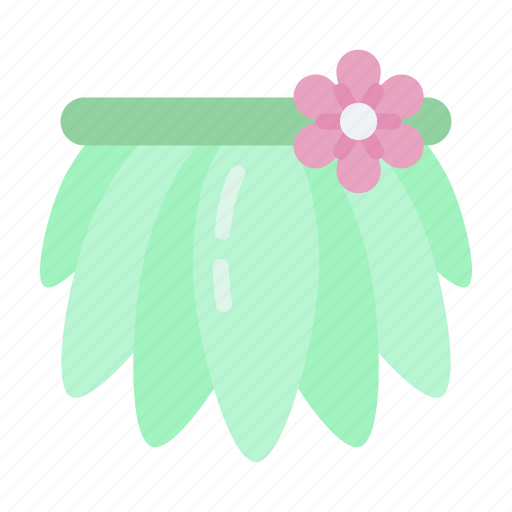 Hawaiian, skirt, costume, polynesian, traditional icon - Download on Iconfinder