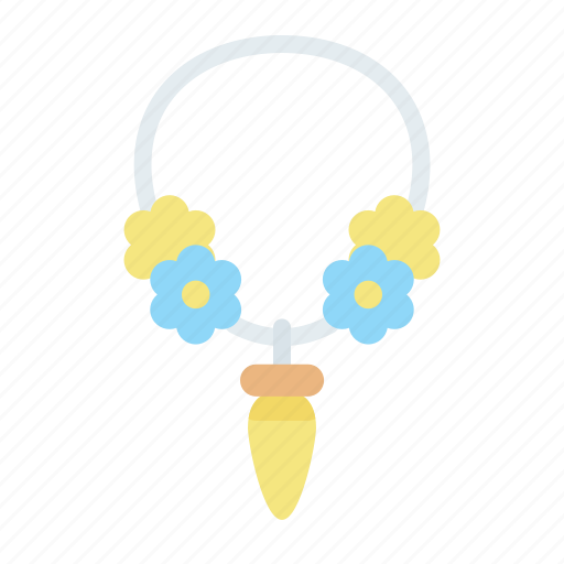 Necklace, flower, hawaii, cultures, fashion icon - Download on Iconfinder
