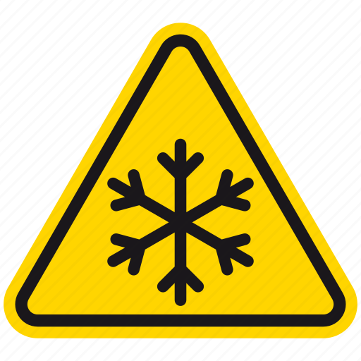 Cold, danger, hazard, snow, snowflake, warning, winter icon - Download on Iconfinder
