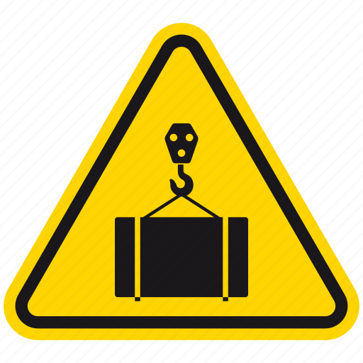 Box, crane, danger, delivery, hazard, transport, warning icon - Download on Iconfinder