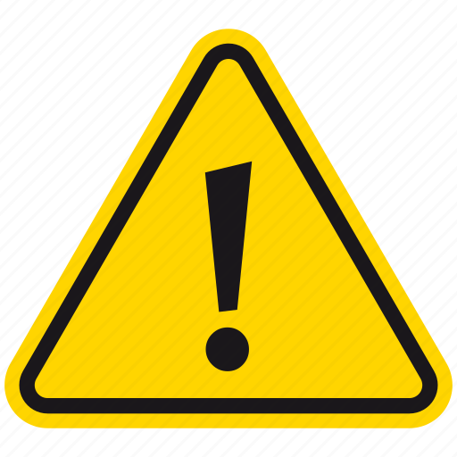 Alert, attention, danger, exclamation, exclamation mark, hazard, warning icon - Download on Iconfinder