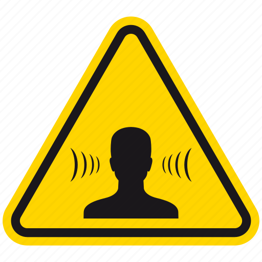 Attention, bang, danger, ears, hazard, noise, warning icon - Download on Iconfinder