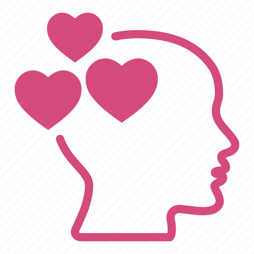 Head, hearts, like, love, loving, romantic icon - Download on Iconfinder