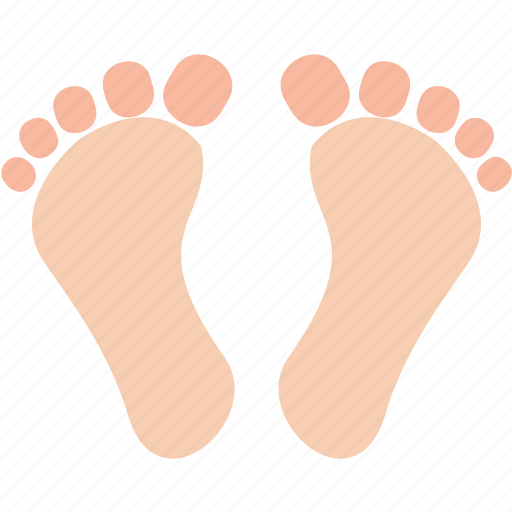 Digital, footprint, barefoot, human, steps, walking, icon icon - Download on Iconfinder
