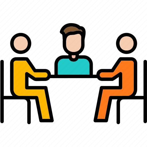 Meeting, business, conference, table, icon icon - Download on Iconfinder