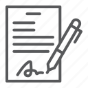 contract, document, pen, form, signature, sign, agreement