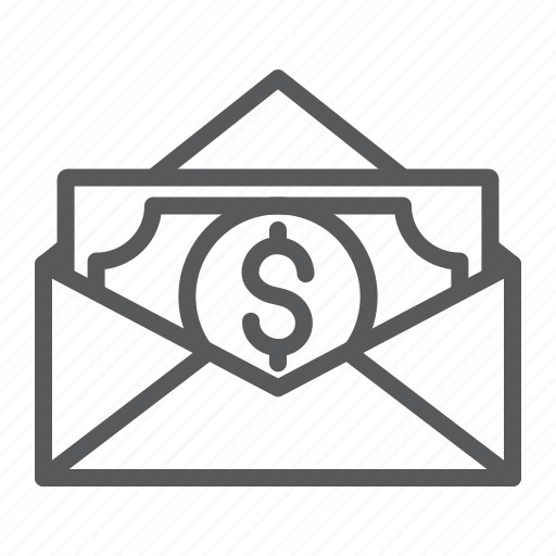 Salary, money, envelope, earnings, corruption, income, investment icon - Download on Iconfinder