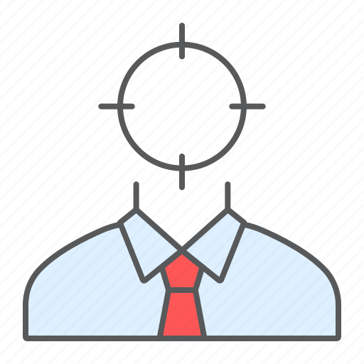 Target, candidate, manager, head, hunting, headhunting, employee icon - Download on Iconfinder