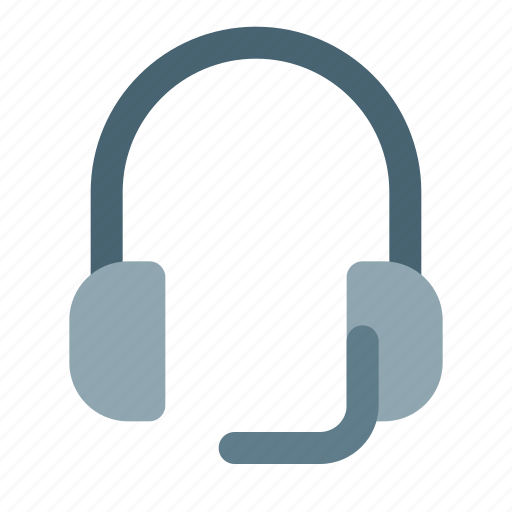 Headset, music, audio, microphone icon - Download on Iconfinder