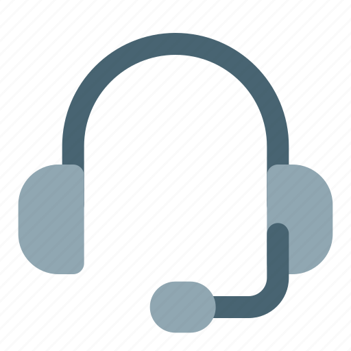 Headset, mic, voice, headphone icon - Download on Iconfinder