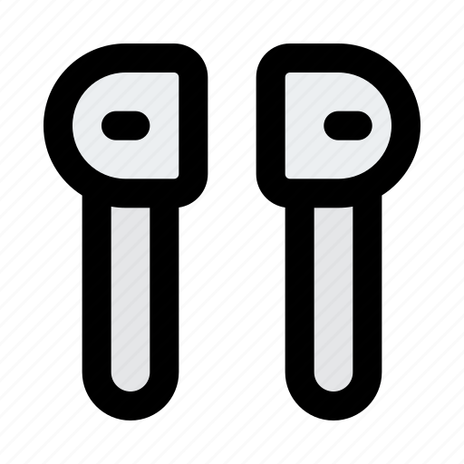Airpod, music, earphones, bluetooth icon - Download on Iconfinder