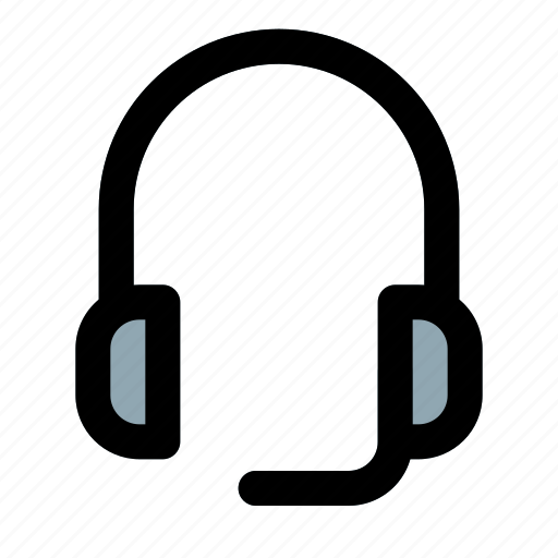 Headset, mic, headphone, music icon - Download on Iconfinder