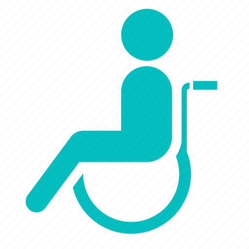 Disabled, handicapped, patient, wheelchair, disable icon - Download on Iconfinder
