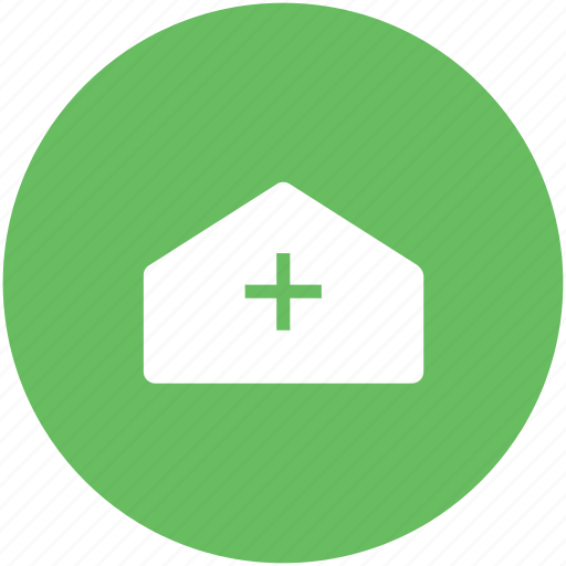 Building, clinic, dispensary, hospital, medical center, nursing home, polyclinic icon - Download on Iconfinder