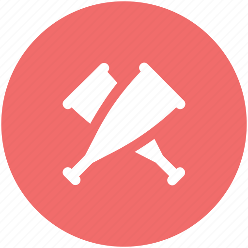 Crutches, first aid, healthcare, injury, medical aid, orthopedic equipment icon - Download on Iconfinder