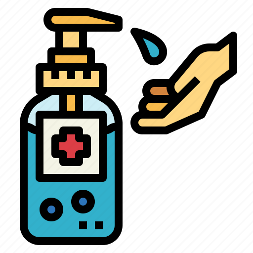 Alcohol, antibacterial, covid, gel, hand, healthcare, virus icon - Download on Iconfinder