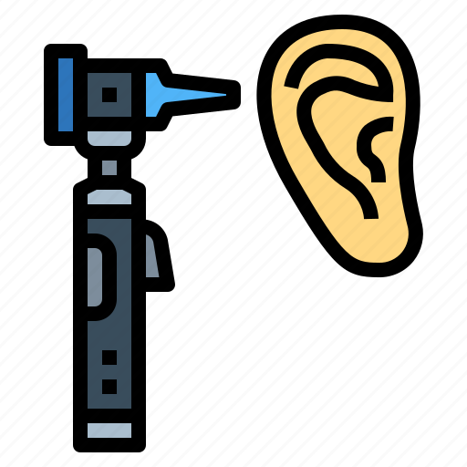 Ear, healthcare, otoscope, tool icon - Download on Iconfinder