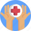 clinic, hand, health, help, hospital, medicine, pharmacy 
