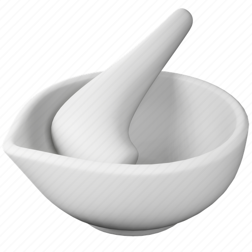 Herbal, bowl, herb, medical, pharmacy, mortar, clinic 3D illustration - Download on Iconfinder