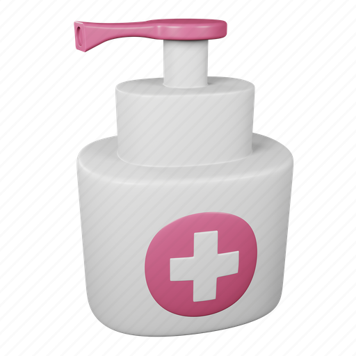 Sanitizer, spray, liquid, hygiene, bottle, antibacterial, antiseptic 3D illustration - Download on Iconfinder