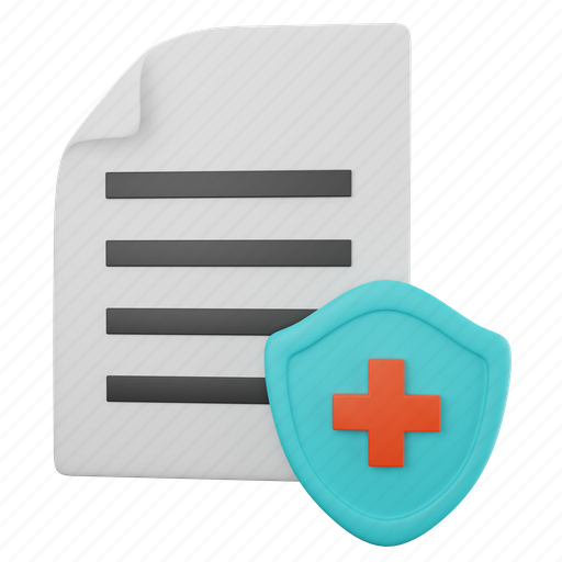 Hospital insurance, medical insurance, health insurance, insurance, medical, health, hospital 3D illustration - Download on Iconfinder