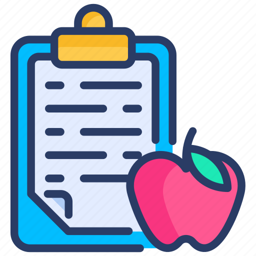 Board, checklist, diet, food, healthy, notepad, plan icon - Download on Iconfinder