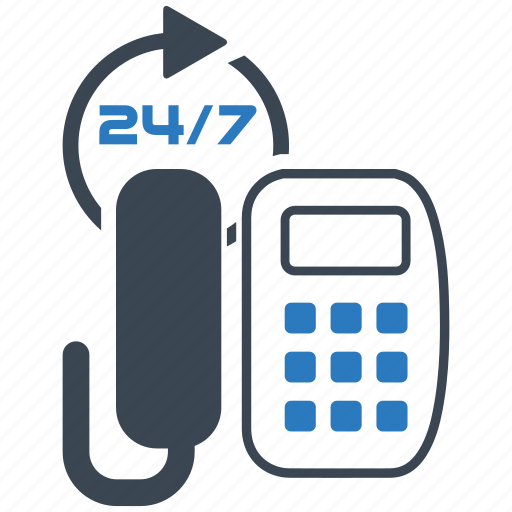 24/7, customer support, phone, support, telephone icon - Download on Iconfinder