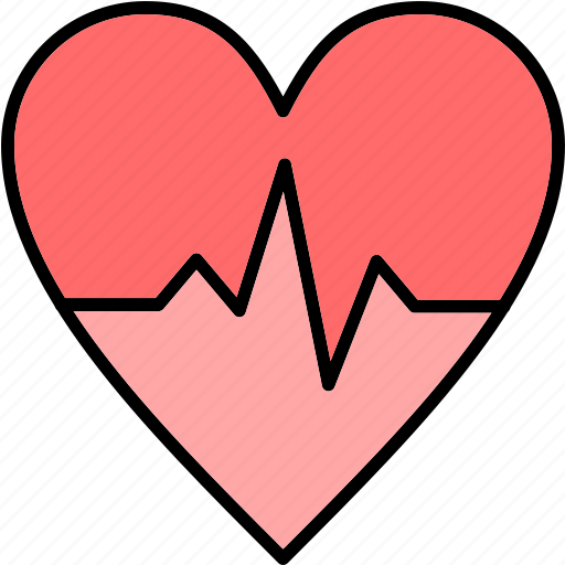 Heart, rate, medical, ekg, ecg, echocardiogram, pulse icon - Download on Iconfinder