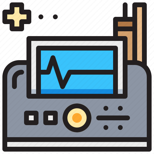 Audiogram, checkup, equipment, heart, rate, tool icon - Download on Iconfinder