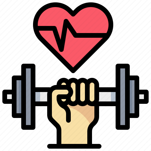 Exercise, hand, heart, rate, stress, test icon - Download on Iconfinder