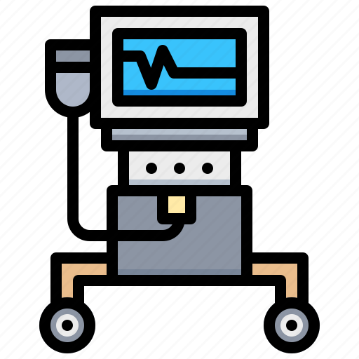 Checkup, equipment, fibroscan, heart, rate icon - Download on Iconfinder