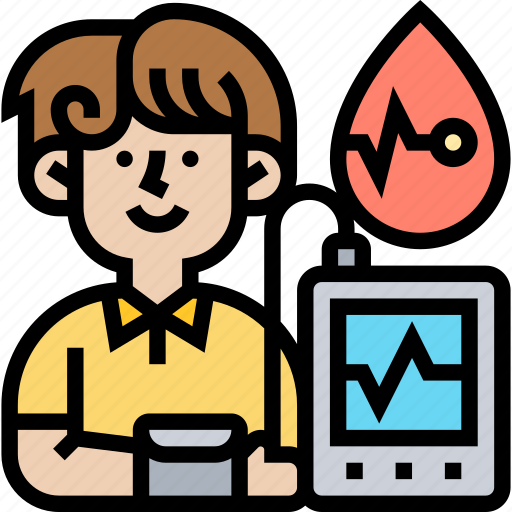 Blood, pressure, pulse, monitor, health icon - Download on Iconfinder