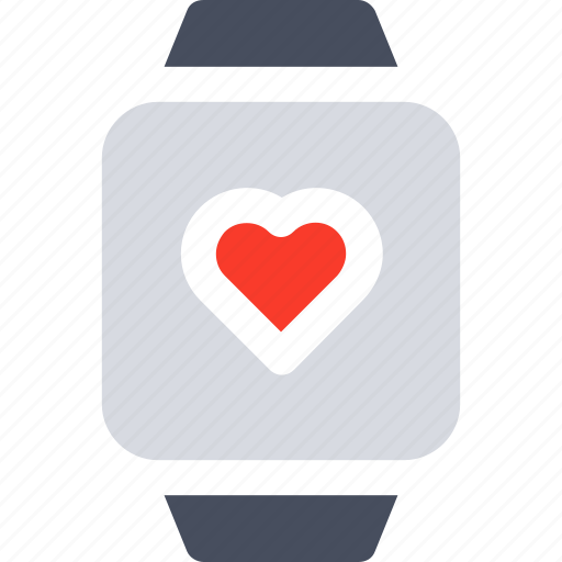 Colored, excercise, health, heartbeat, sport, watch icon icon - Download on Iconfinder