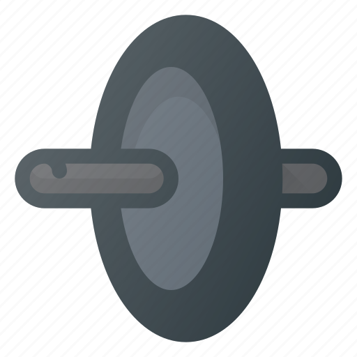 Fittness, gym, training, wheel, workout icon - Download on Iconfinder