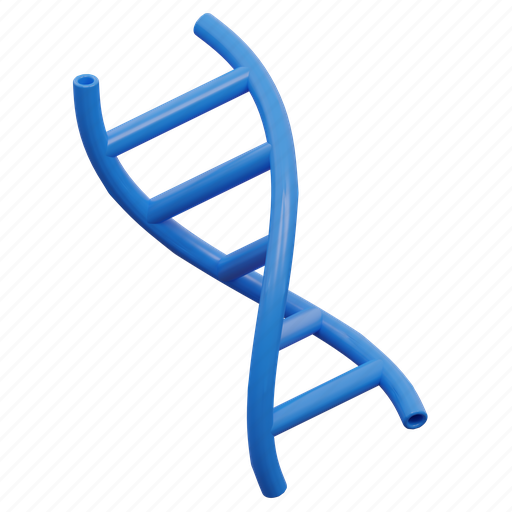 Dna, science, molecule, genetic, helix, biology, chromosome 3D illustration - Download on Iconfinder
