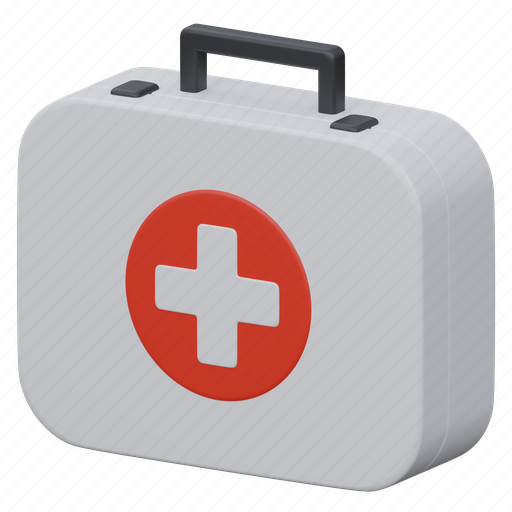 Aid, medicine, medical, kit, care, emergency, health 3D illustration - Download on Iconfinder