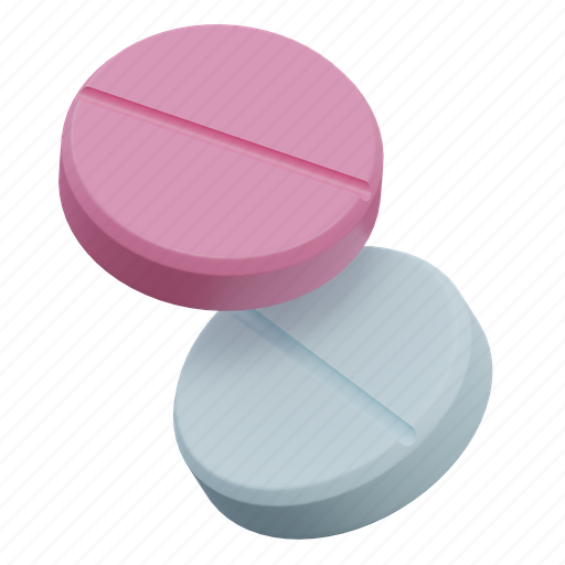 Pill, tablet, medicine, health, medical, pharmacy, pills 3D illustration - Download on Iconfinder